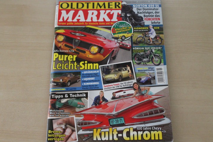 Deckblatt Oldtimer Markt (11/2011)